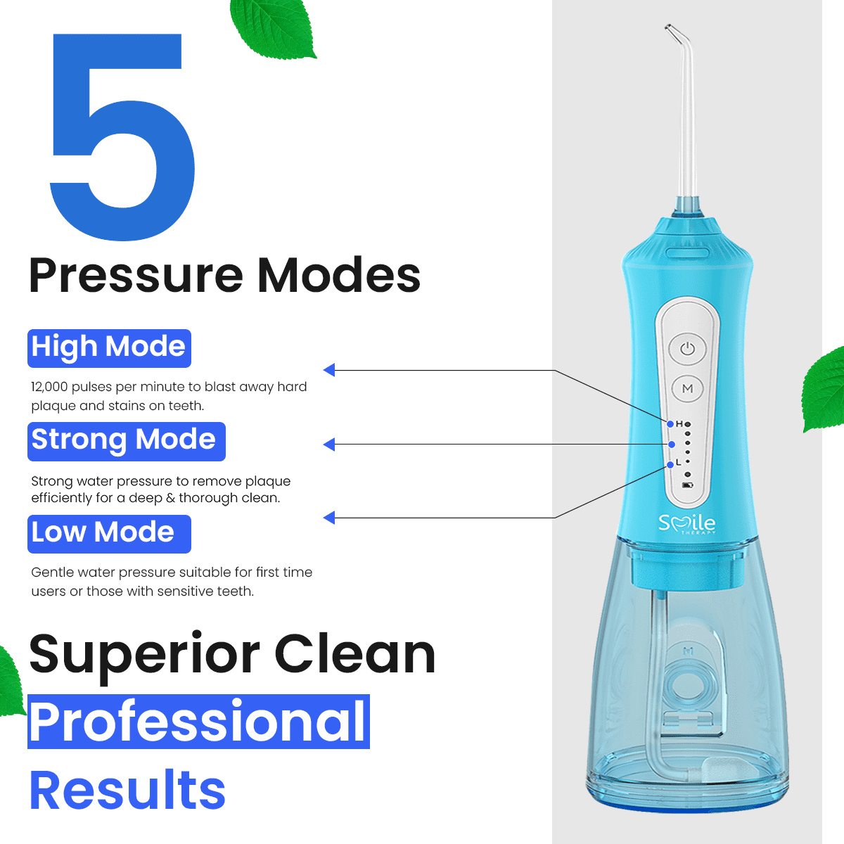 Dental Wireless 4 in 1 Water Flosser DP12