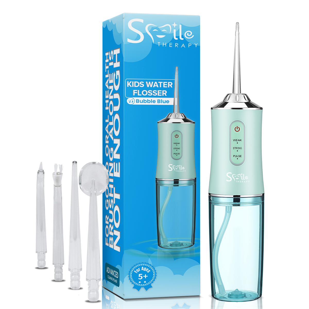 Kids Sonic Water Flosser 4-In-1